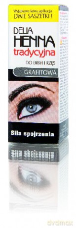 Delia Cosmetics Henna Henna do brwi i rzęs Grafitowa