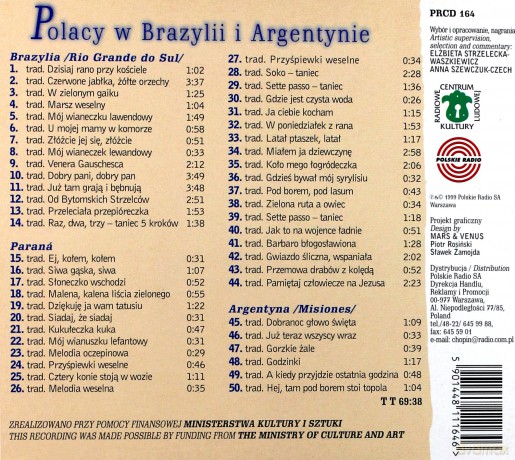 Polacy w Brazylii i Argentynie (digipack) [CD]