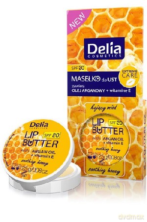 Delia Cosmetics Lip Butter Masełko do ust Kojący Miód 2.5 g