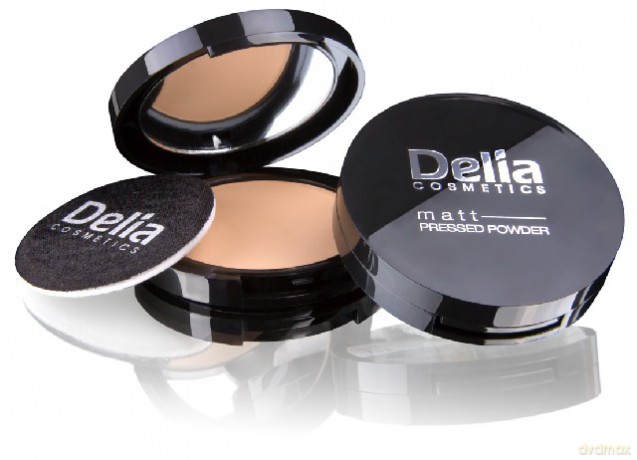 Delia Cosmetics Matt Puder prasowany 05 opalony beż 10 g