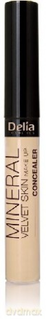 Delia Cosmetics Mineral Velvet Skin Mineralny korektor do twarzy 01