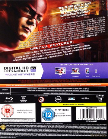 The Flash - Season 1 [4xBlu-Ray]