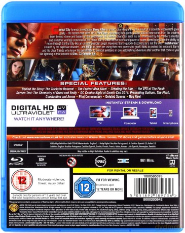The Flash - Season 1 [4xBlu-Ray]
