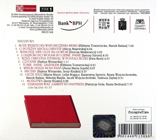 Nieszpory - Artyści polscy w hołdzie Janowi Pawłowi II (ecopack) [CD]
