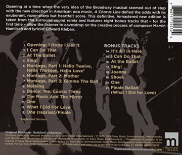 A Chorus Line - 40th Anniversary Edition [CD]