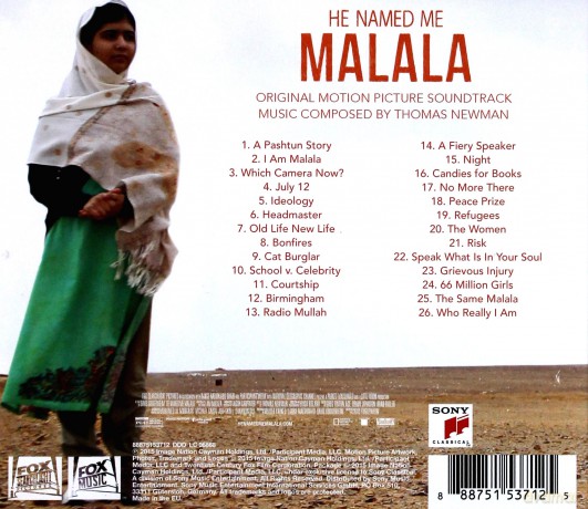 He Named Me Malala soundtrack (Thomas Newman) [CD]