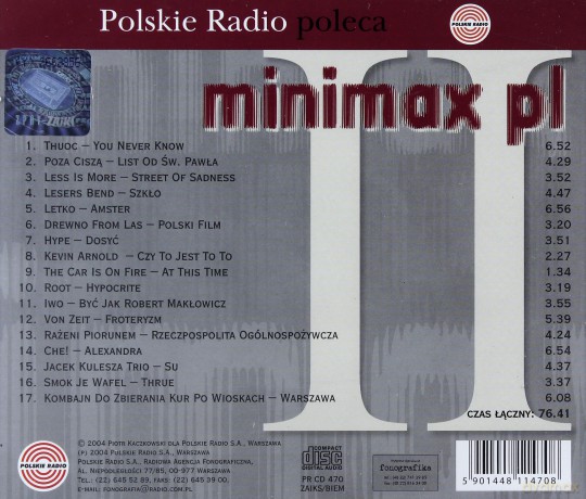 Minimax Pl vol.2 (Piotr Kaczkowski) [CD]