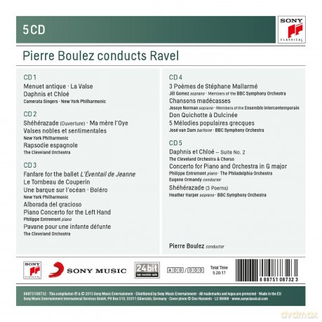 Pierre Boulez: Pierre Boulez Conducts Ravel [5CD]