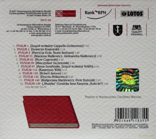 Psalmy: Artyści polscy Janowi Pawłowi II w hołdzie (ecopack) [CD]