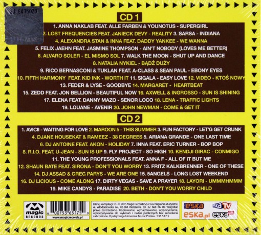 ESKA Hity Na Czasie Jesień 2015 [2CD]