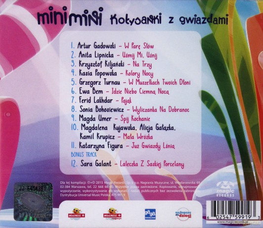 Mini Mini Kołysanki z Gwiazdami [CD]