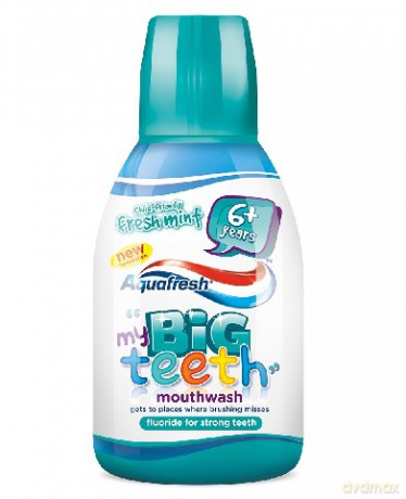 GSK Aquafresh My Big Teeth Płyn do płukania dla dzieci 6 + Fresh Mint 300 ml