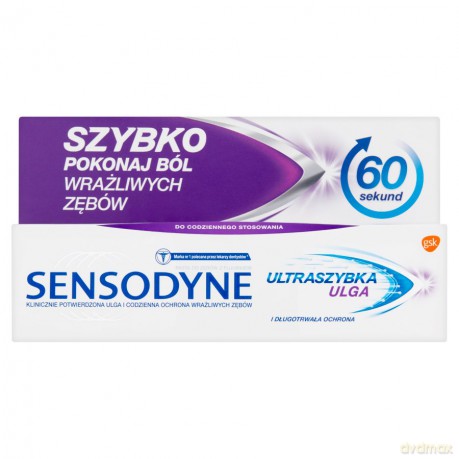 GSK Sensodyne Pasta do zębów Ultraszybka Ulga 75 ml