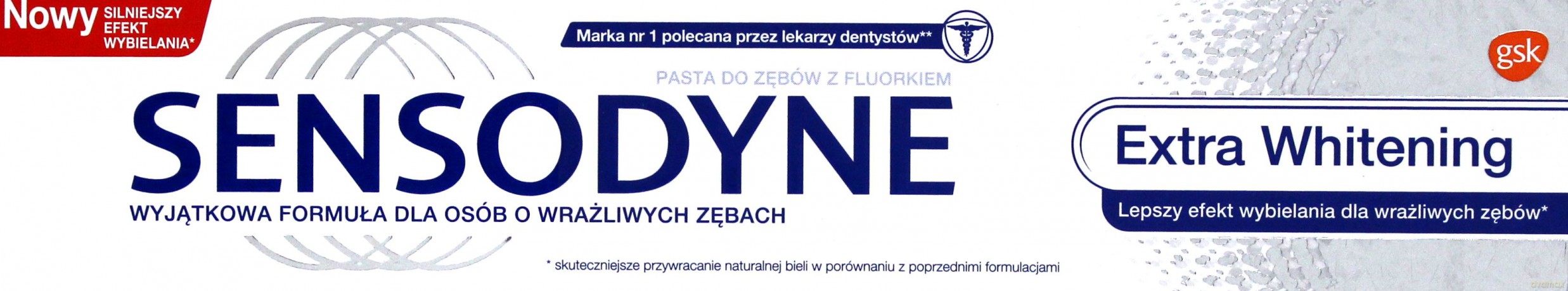 GSK Sensodyne Pasta do zębów Whitening 75 ml