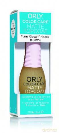 ORLY Color Care Matte Topcoat Preparat matujący 11 ml
