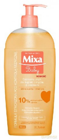 Mixa Baby Płyn do kąpieli i mycia z olejkiem 400 ml