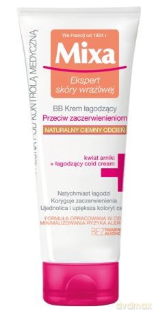 Mixa Krem BB przeciw zaczerwienieniom odcień ciemny 50 ml