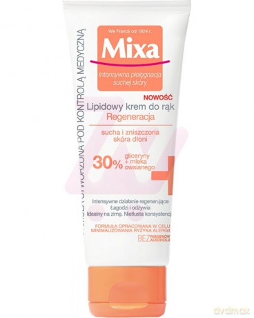 Mixa Krem lipidowy do rąk regenerujący 30% 100 ml