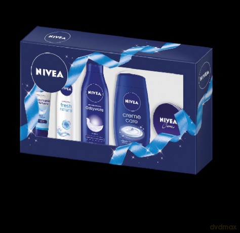 Nivea Zestaw Świąteczny Care (żel pod prysznic 250 ml + mleczko do ciała 250 ml + deo spray 150 ml + krem do rąk 75 ml + krem 30 ml)