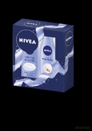 Nivea Zestaw Świąteczny Creme Smooth (mleczko do ciała 250 ml + żel pod prysznic 250 ml)