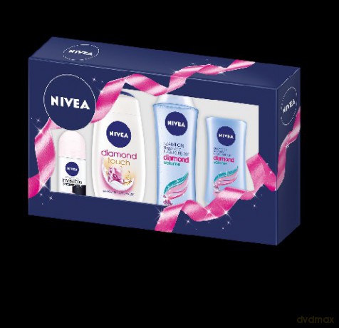 Nivea Zestaw Świąteczny Diamond (szampon 250 ml + odżywka 200 ml + olejek pod prysznic 250 ml + deo roll-on 50 ml)