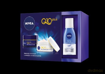 Nivea Zestaw Świąteczny Q10 Plus Energy (krem na dzień 50 ml + krem na noc 50 ml + płyn dwufazowy 125 ml)