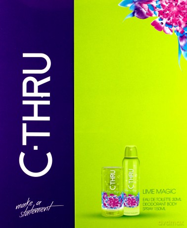 C-THRU Zestaw prezentowy Lime Magic (woda toaletowa 30 ml + Deo spray 150 ml)