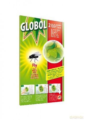 Globol Naklejka na okno na muchy 2 szt.