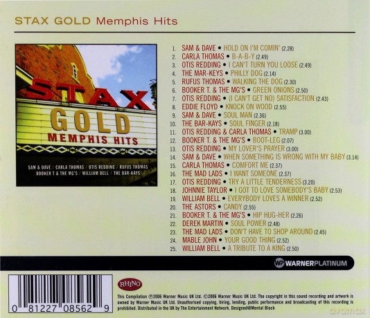 Stax Gold-Memphis Hit Platinum Collection [CD]