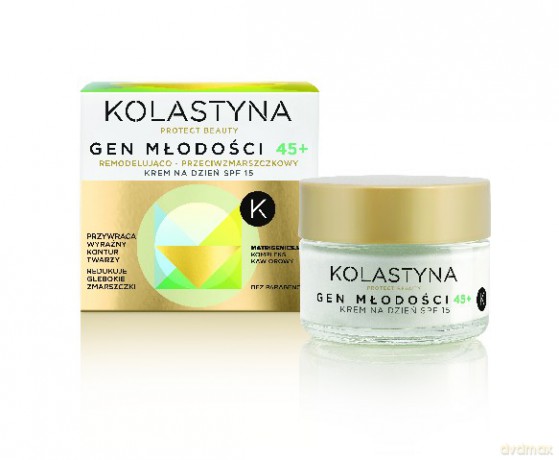 Kolastyna Gen Młodości 45 + Krem remodelująco-przeciwzmarszczkowy na dzień 50 ml