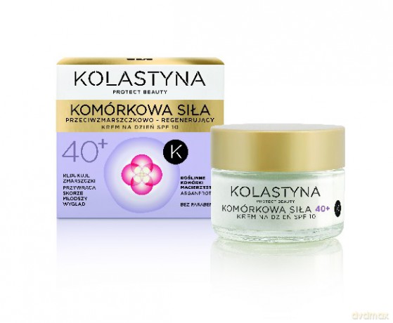 Kolastyna Komórkowa Siła 40 + Krem przeciwzmarszczkowo-regenerujący na dzień 50 ml