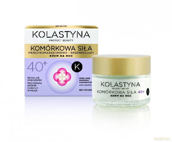 Kolastyna Komórkowa Siła 40 + Krem przeciwzmarszczkowo-regenerujący na noc 50 ml