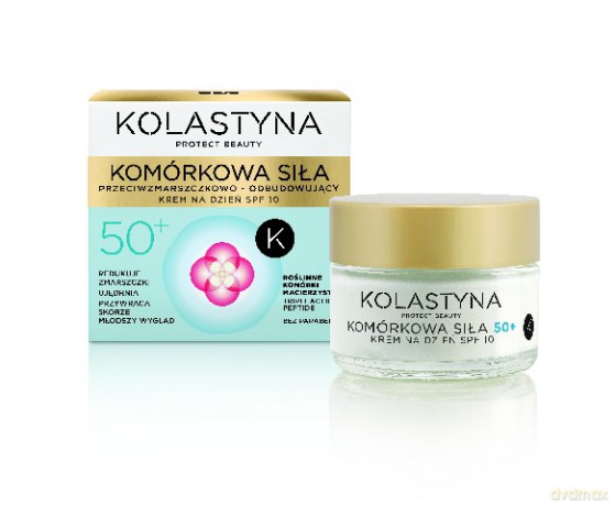 Kolastyna Komórkowa Siła 50 + Krem przeciwzmarszczkowo-odbudowujący na dzień 50 ml