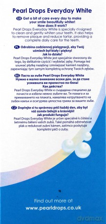 Pearl Drops Pielęgnacja jamy ustnej Pasta do zębów Every Day White