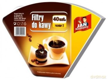Jan Niezbędny Filtry do kawy folia 2/40