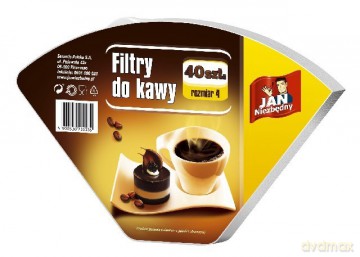 Jan Niezbędny Filtry do kawy folia 4/40