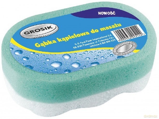 Jan Niezbędny Gosik Gąbka kąpielowa do masażu owalna
