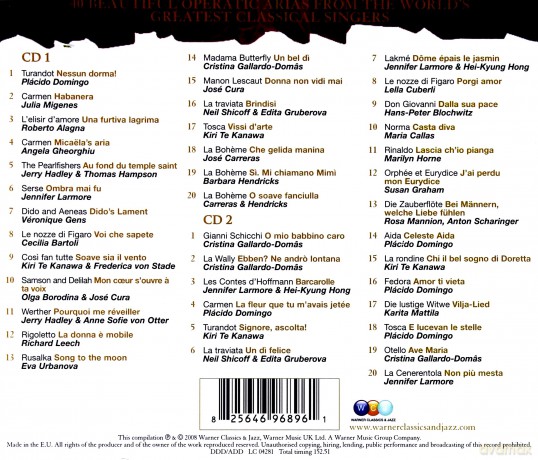 40 Most Beautiful Arias [2CD]