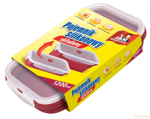 Jan Niezbędny Pojemnik silikonowy składany 1200 ml