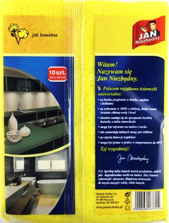 Jan Niezbędny Ściereczka jak bawełna 10 szt.