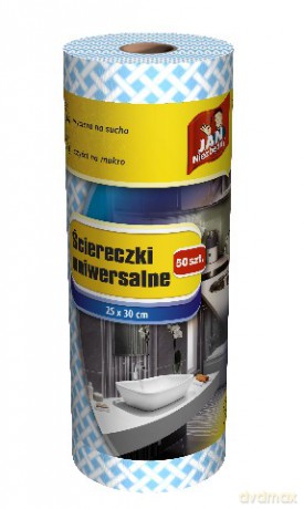 Jan Niezbędny Ściereczki na rolce kolorowe 50 szt.