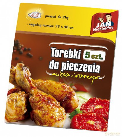 Jan Niezbędny Torebki do pieczenia 25x38 cm 5 szt.