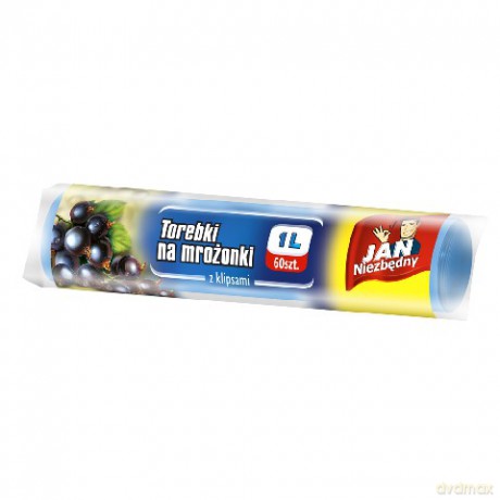 Jan Niezbędny Torebki na mrożonki 1l 60 szt