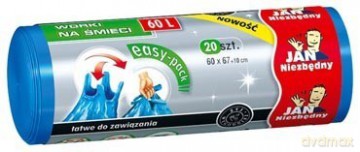 Jan Niezbędny Worki na śmieci 60l / 20 szt.
