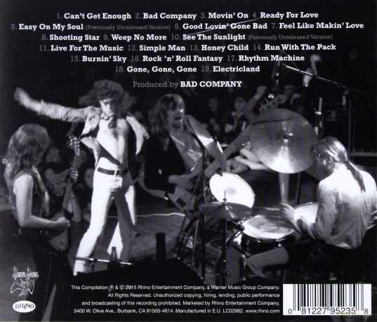 Bad Company: Rock 'N' Roll Fantasy: The Very Best Of [CD]