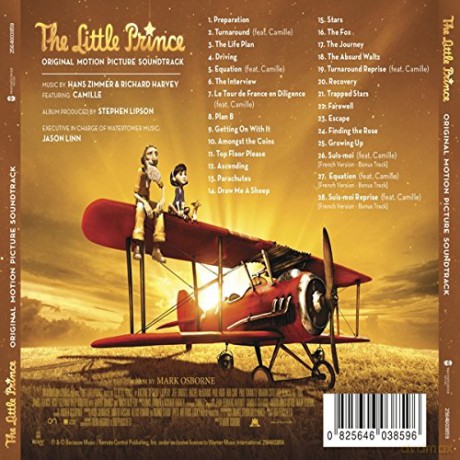 The Little Prince soundtrack (Mały Książę) (Hans Zimmer) [CD]