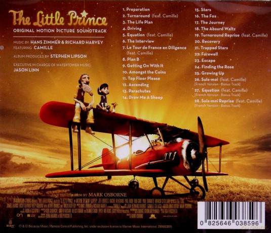 The Little Prince soundtrack (Mały Książę) (Hans Zimmer) [CD]
