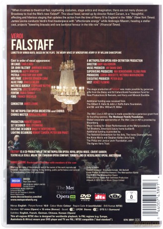 James Levine: Verdi Falstaff [DVD]