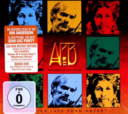 AndersonPonty Band: Better Late Than Never (digipack) [CD]+[DVD]