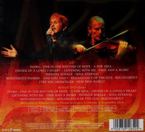 AndersonPonty Band: Better Late Than Never (digipack) [CD]+[DVD]